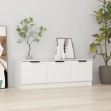 TV Cabinet White 102x35x36.5 cm Engineered Wood 811358