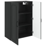 Wall-Mounted Cabinet Black 66 x 34.5 x 90 cm Engineered Wood 899246