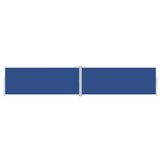 Retractable Side Awning Blue 200x1000 cm 318046