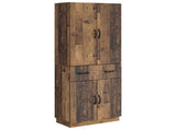 Cabinet Set 2 pcs Old Wood Engineered Wood 3416833