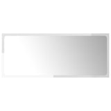 ZNTS Bathroom Furniture Set High Gloss White Engineered Wood 3071339