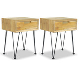 Bedside Cabinets 2 pcs 40x30x50 cm Solid Teak 3057527