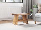 Shower Stool Natural 50 x 30 x 44 cm Solid Suar Wood 42015924