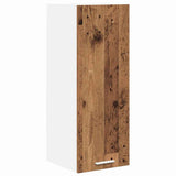 Hanging Cabinet with Storage Old Wood and White 30 x 31 x 80 cm 884254