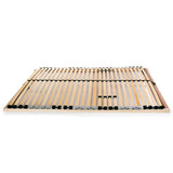Slatted Bed Base without Mattress with 28 Slats 7 Zones 140x200 cm 246448