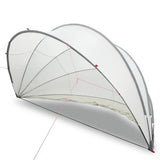 Pool Dome Folding Manual Grey and Orange 472 x 460 x 229 cm 42001118
