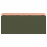 Garden Bench Olive green 100 x 40 x 43 cm Steel 874908