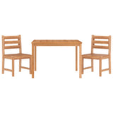 Garden Dining Set Teak Solid teak wood 3 piece set 3157179