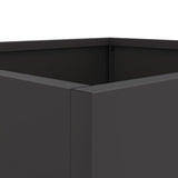 ZNTS Planter Black 32x29x75 cm Steel 841571