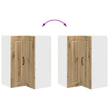 Wall Corner Cabinet PORTO Artisan Oak 57 x 57 x 80 cm 885434