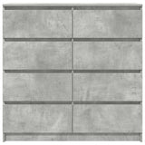 Sideboard Concrete Grey 100x35x99 cm Engineered Wood 3328492