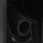 WC Ceramic Toilet Bathroom Round Toilet Bottom Water Flow Black 141136