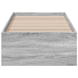 Bed Frame without Mattress Grey Sonoma 90x190 cm Single 3281068