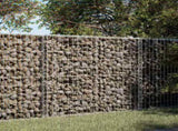 Gabion Basket with Cover 150x100x100 cm Galvanised Iron 3295191