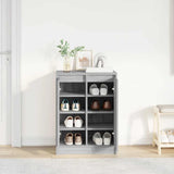 Shoe Cabinet Grey Sonoma 57x34x76 cm Engineered Wood 861873