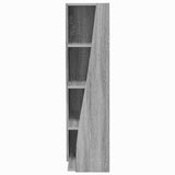 Corner Cabinet Grey Sonoma 27.5x27x102cm Engineered Wood 889851