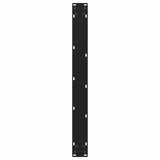 Dining Table Legs V-Shape 3 pcs Black 90x cm Steel 4012592
