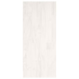 Book Cabinet White 104x33x76 cm Solid Pinewood 809967