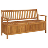 Storage Bench Natural wood Solid Acacia Wood Medium Storage Bench 310280