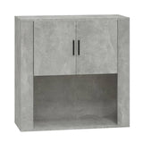 Wall Cabinet Concrete Grey 80x33x80 cm Engineered Wood 816588