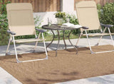 Area Rugs Moire Rectangular AGIRA Natural 170 x 120 cm 42022536