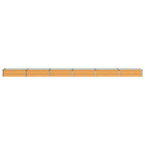 Raised Garden Bed Natural 480 x 40 x 24 cm cold-rolled steel 8006362