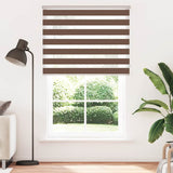 Zebra Blind Brown 140x230 cm Fabric Width 135.9 cm Polyester 4014399