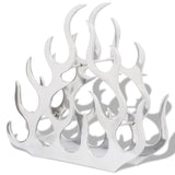 Wine Stand for 11 Bottles Silver Aluminium 242332
