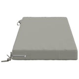 2-Piece Bench Cushions SOEST 2 pcs 100% Polyester Grey 950221