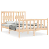 Bed Frame without Mattress 120x200 cm Solid Wood Pine 3192421