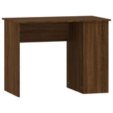 Desk Brown Oak 100x55x75 cm Engineered Wood 823031
