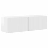 TV Cabinet Set 5 pcs High Gloss White Engineered Wood 3409091