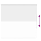 Roller Blind Blackout White 150x175 cm Fabric Width 146.6 cm Polyester 4011944