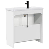 Bathroom Furniture Set High Gloss White 78.5 x 37.5 x 81 cm 3404138