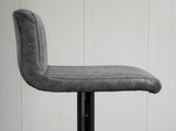 Adjustable Barstools Set of 2, Swivel Counter Bar Chairs, Bar Stools with Footrest, PU Leather, Gas T3398P330534