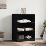 Wardrobe Black Engineered wood Compact Wardrobe Rectangular 840822