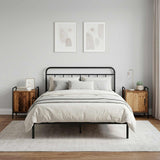 Bedside Cabinet 2 pcs Old Wood 40 x 30 x 50 cm Engineered Wood 8013527