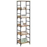 Bookshelf 5-Tier 50x33x188.5cm Engineered Wood Artisan Oak 882758