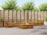 Outdoor Sofa Set 5 pcs Natural Solid Acacia Wood 3372984