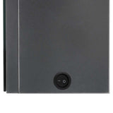 LED Bathroom Mirror Cabinet Shining Grey 50x14x60 cm 326483