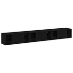 TV Cabinet Set 3 pcs Black oak 80 x 30 x 30 cm Engineered wood 3333056