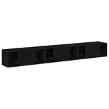 TV Cabinet Set 3 pcs Black oak 80 x 30 x 30 cm Engineered wood 3333056
