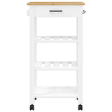 Kitchen Trolley MONZA 48x40x88.5 cm Solid Wood Pine 376081