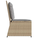 Garden Bench Beige Poly Rattan 3394470