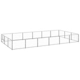 Dog Kennel Silver 18 m Steel 3082138