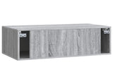 Wall-Mounted TV Cabinet Grey Sonoma 78.5 x 41 x 30 cm 899031