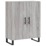 Highboard Grey Sonoma 69.5x34x180 cm Engineered Wood 3198239