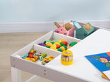 Kids Table and Chair Set, with Storage Space - Grey T3398P421978