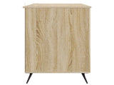 Desk with Shelf Sonoma Oak 142.5 x 50 x 75 cm Engineered Wood 3414632