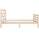 Bed Frame without Mattress 90x190 cm Single Single Solid Wood 3101248
